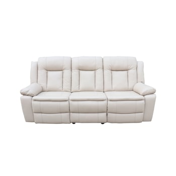Canapea 3 locuri Piele Naturala Ackerley Taupe, Mobila Domnel, 2 reclinere electrice si port USB, lungime 215cm Canapea 3 locuri Piele Naturala Ackerley Taupe, Mobila Domnel, 2 reclinere electrice si port USB, lungime 215cm