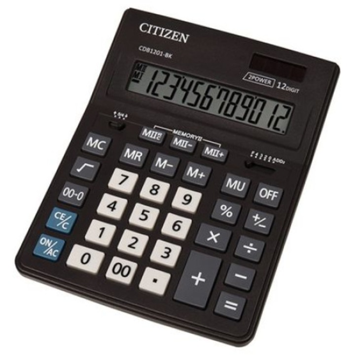 Calculator de birou Citizen CDB 1201-BK
