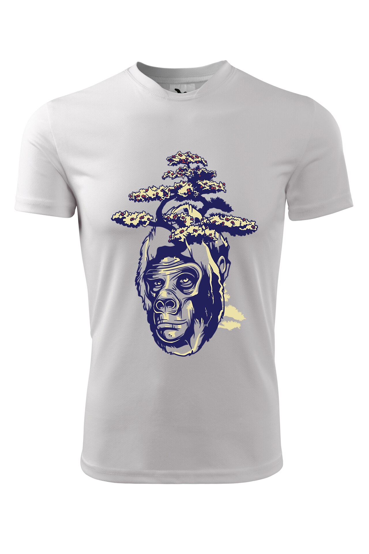 Tricou personalizat, Primata Arbore, Adler, Alb