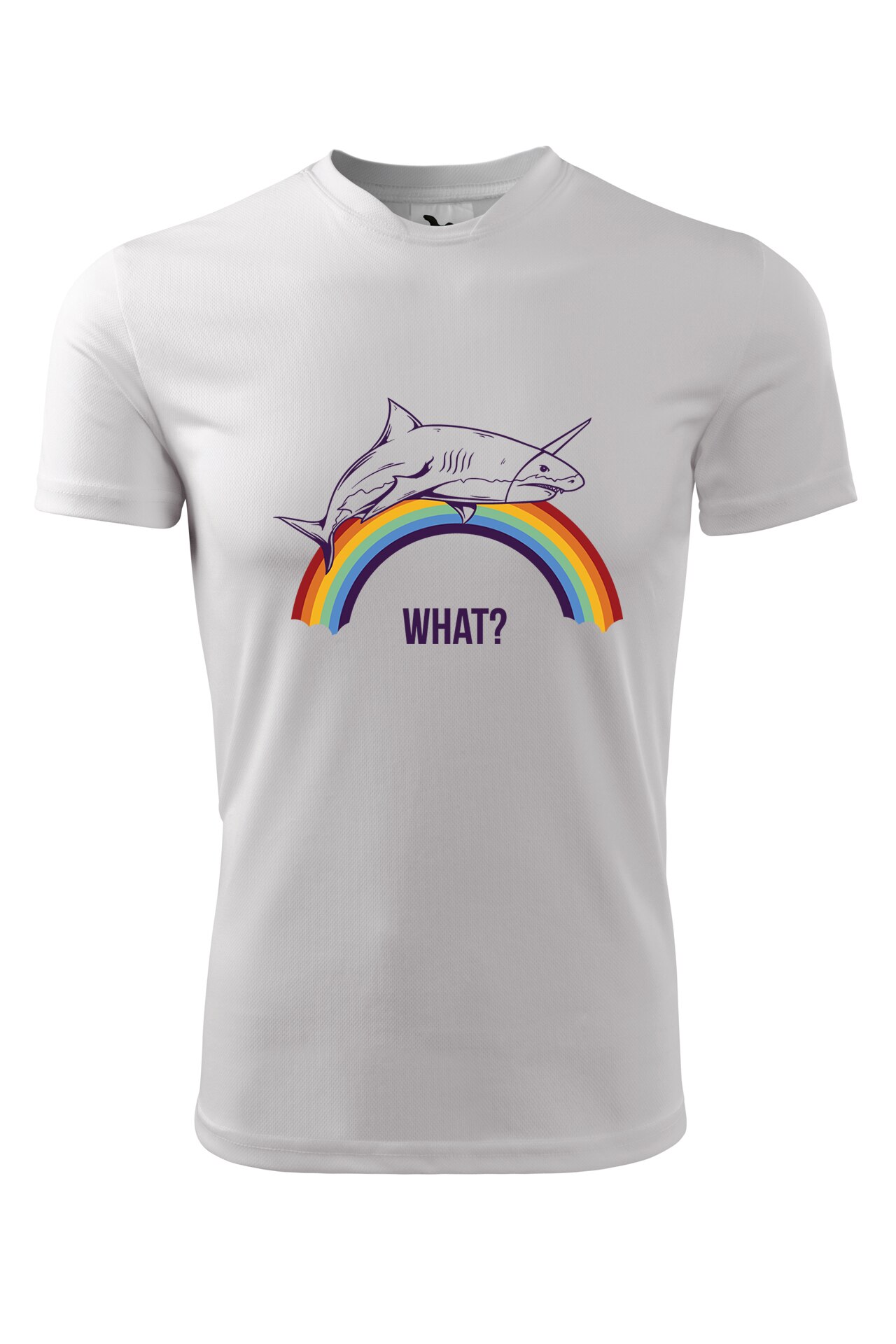 Tricou personalizat, What Rainbow, Adler, Alb