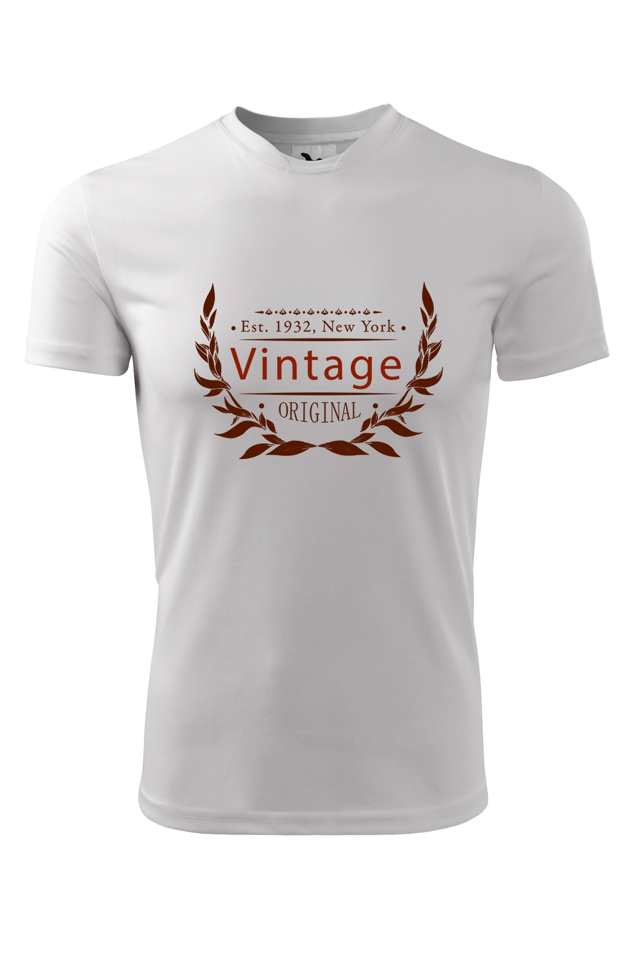 Tricou personalizat, Vintage, Adler, Alb