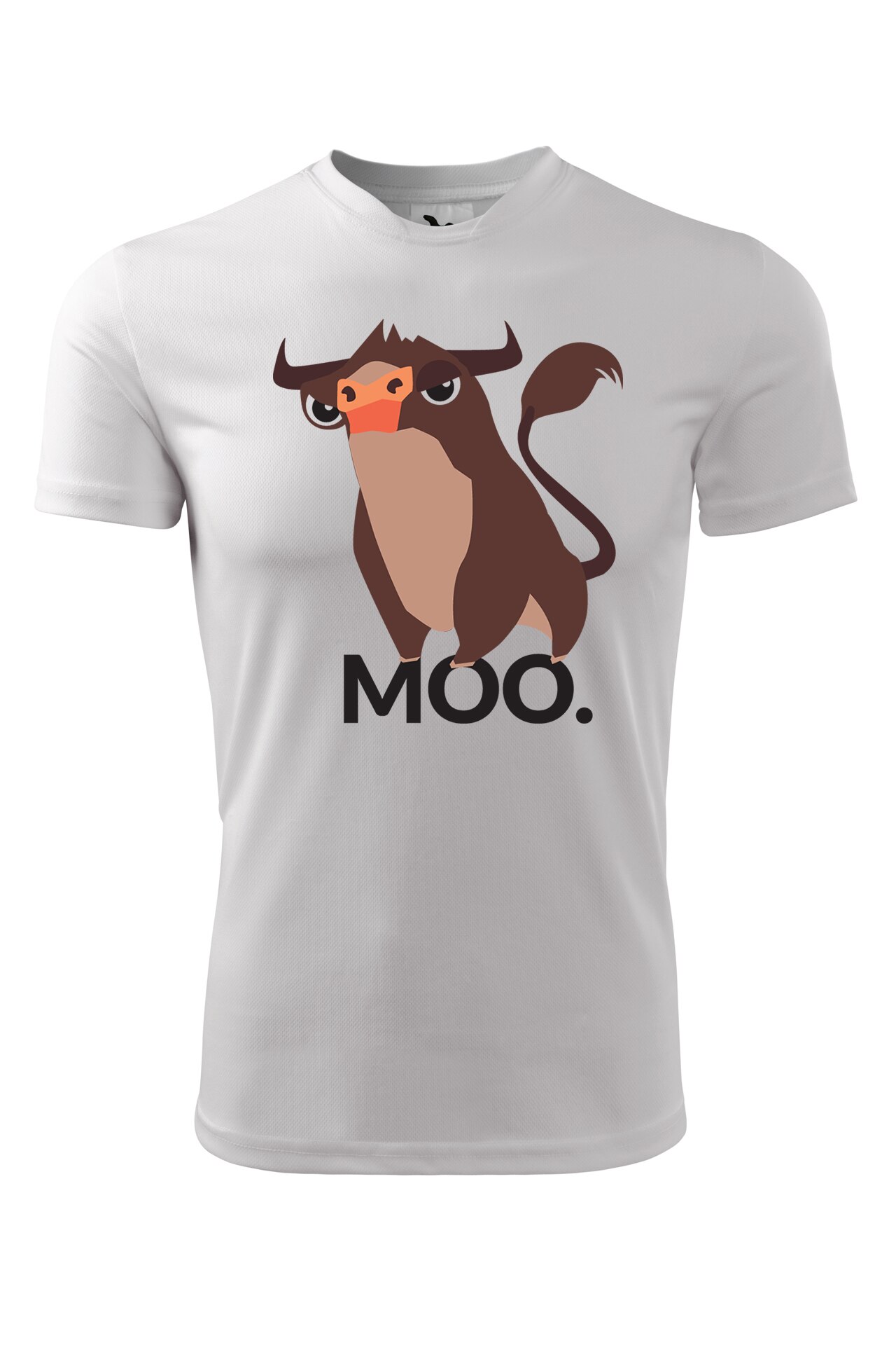 Tricou personalizat, Moo, Adler, Alb