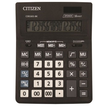 Calculator de birou Citizen CDB 1601-BK Calculator de birou Citizen CDB 1601-BK