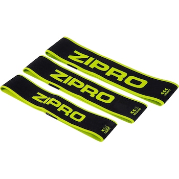Set 3 benzi elastice Zipro, light, medium, heavy, negru/verde Set 3 benzi elastice Zipro, light, medium, heavy, negru/verde