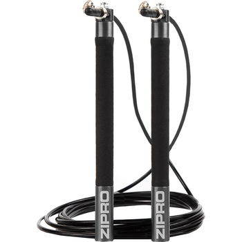 Coarda sarituri reglabila, Zipro, 300cm, negru Coarda sarituri reglabila, Zipro, 300cm, negru