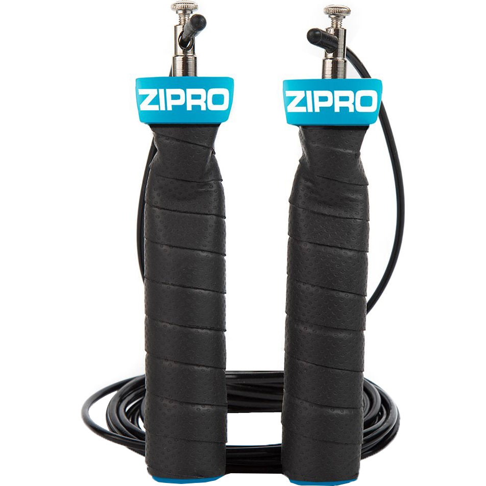 Coarda sarituri Zipro Crossfit, 300cm, negru/albastru