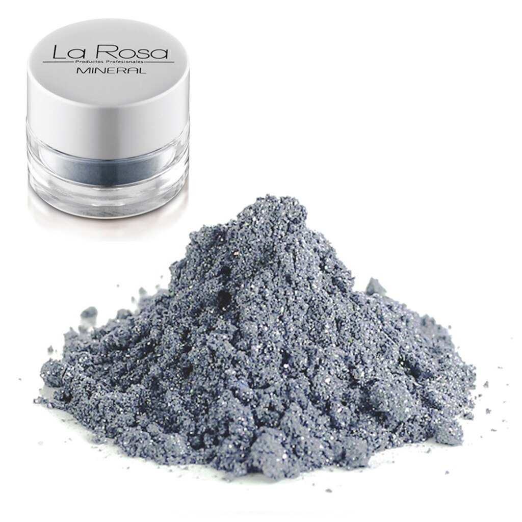 Fard de pleoape mineral La Rosa, No 41 Aquamarine Albastru argintiu, natural, 3 g