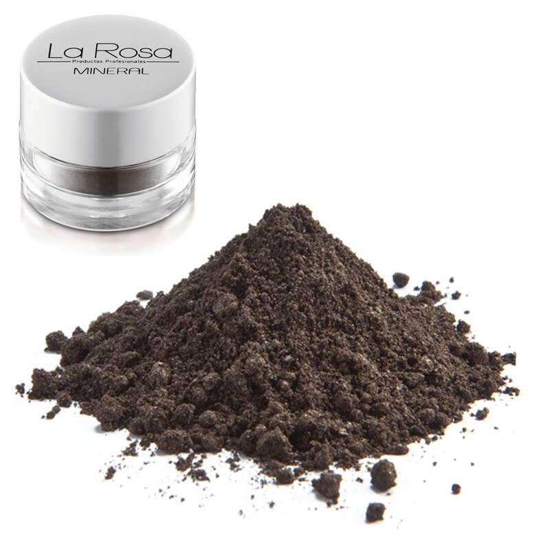 Fard de pleoape mineral La Rosa, No 90 Jadeite Gri Negru, natural, 3 g