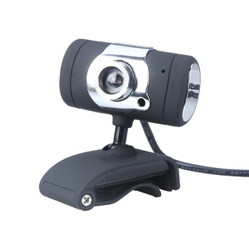 Camera Web Anself, Microfon incorporat, HD, USB 2.0, 50 milioane pixeli, Negru/Rosu Camera Web Anself, Microfon incorporat, HD, USB 2.0, 50 milioane pixeli, Negru/Rosu