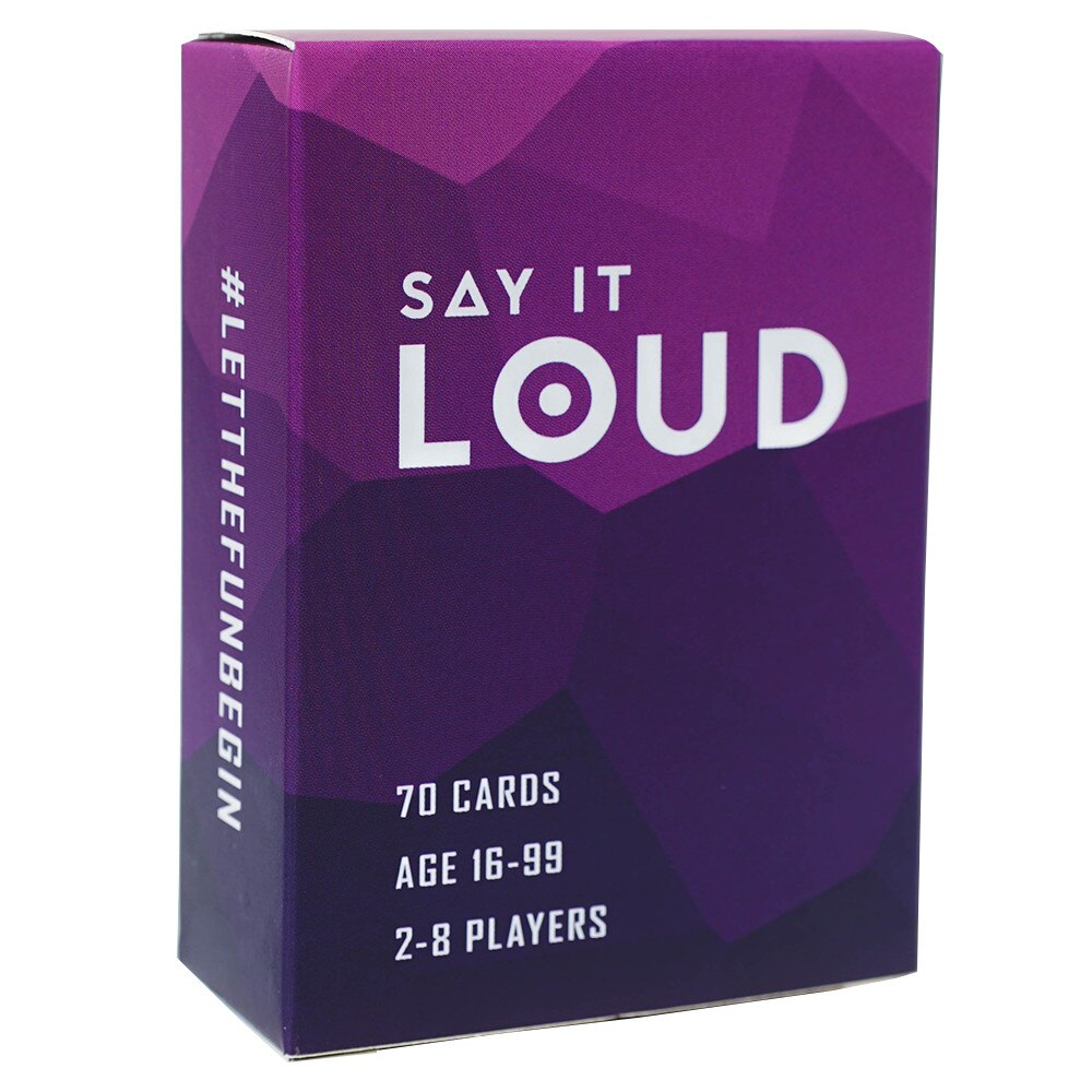 Joc de carti pentru petrecere Say it Loud ,70 de carti, 16+