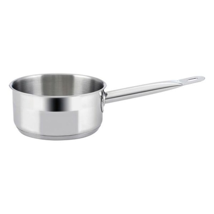 Hendi Nyeles lábas - fedő nélkül rozsdamentes acél, Kitchen Line Termékcsalád, 4,9L, ø240x(H)110mm