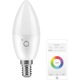 Смарт крушка LED Acme SH4208, WiFi, E14 4.5W 360 лумена WW / CW /