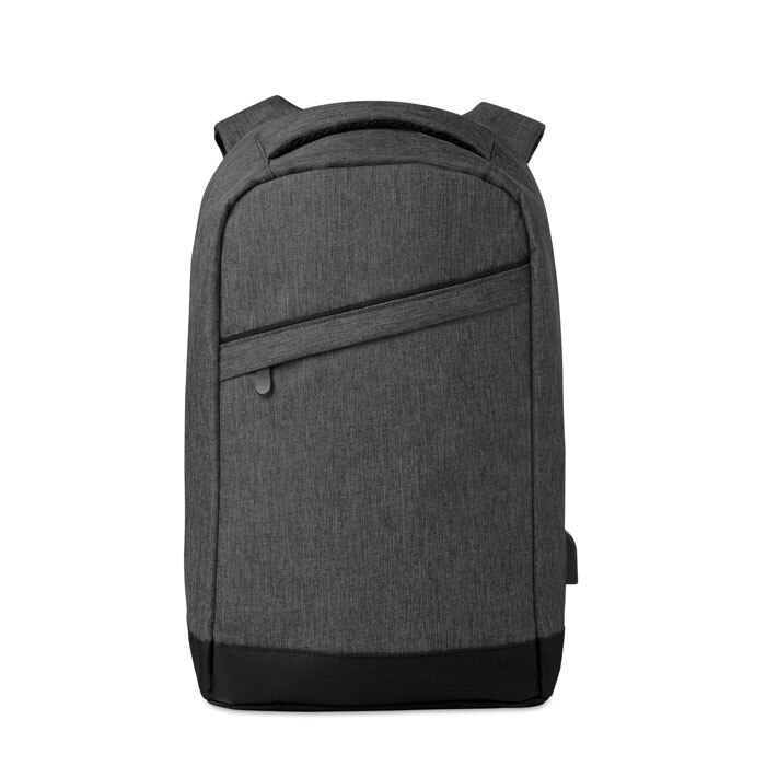 Rucsac cu bretele buretate Evolt, Laptop 13 inch, poliester, Negru