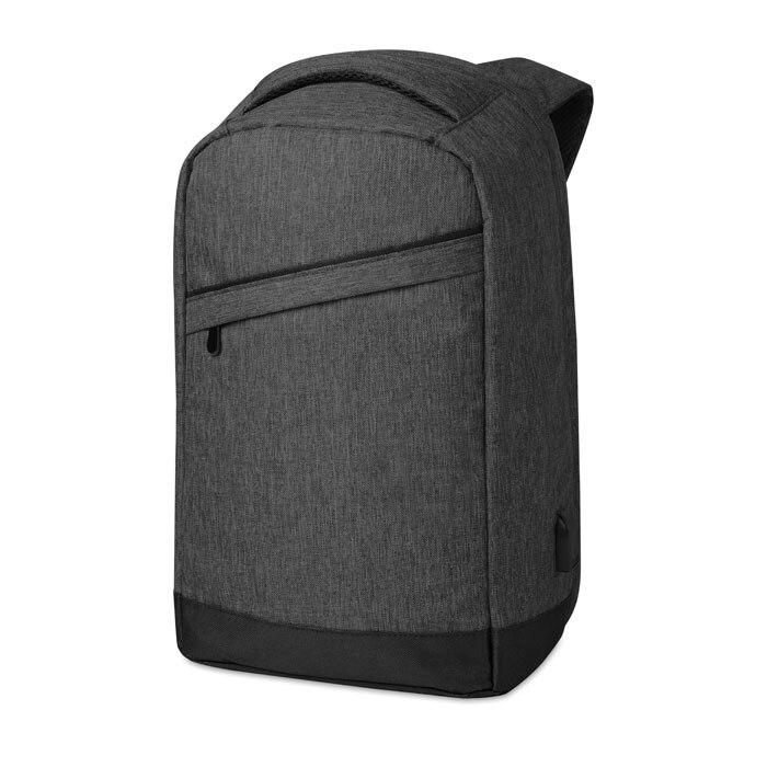 Rucsac cu bretele buretate Evolt, Laptop 13 inch, poliester, Negru