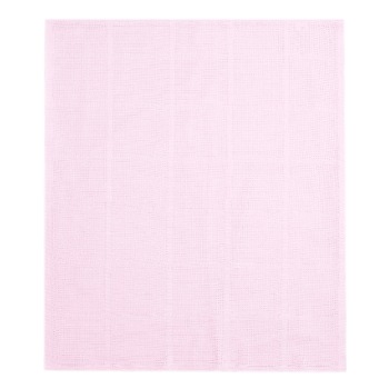 Paturica crosetata din bumbac Lorelli, 75 x 100 cm, Roz Paturica crosetata din bumbac Lorelli, 75 x 100 cm, Roz