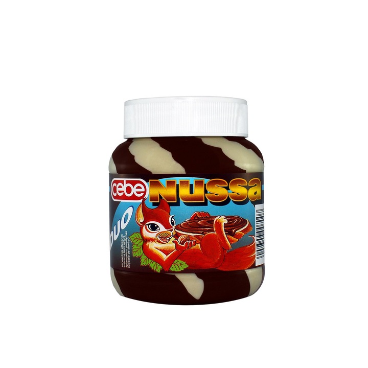 Crema Tartinabila Duo, Nussa, Cebe, 400 g
