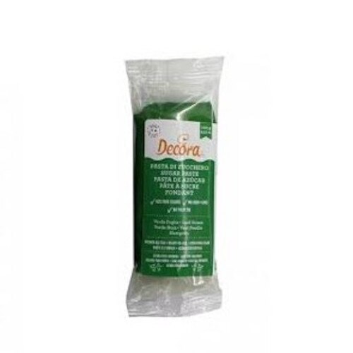 Pasta de zahar verde, Decora, 100g