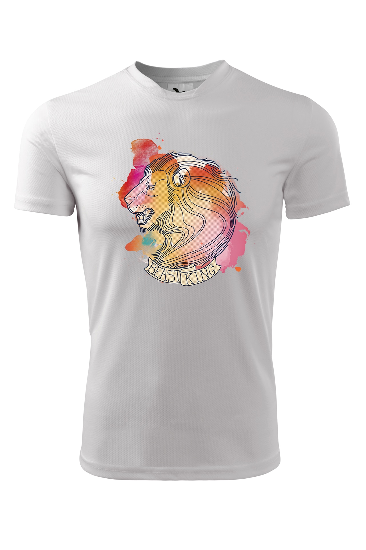Tricou personalizat, Beast King, Adler, Alb