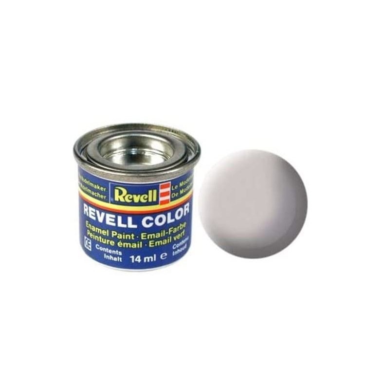 Vopsea gri mediu mat pentru modelism Revell 14 ml
