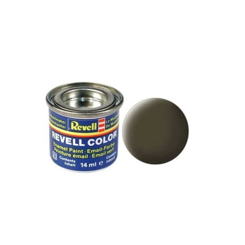 Vopsea negru verzui mat pentru modelism Revell 14 ml