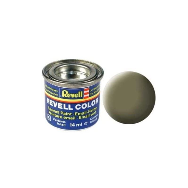 Vopsea masliniu deschis mat pentru modelism Revell 14 ml