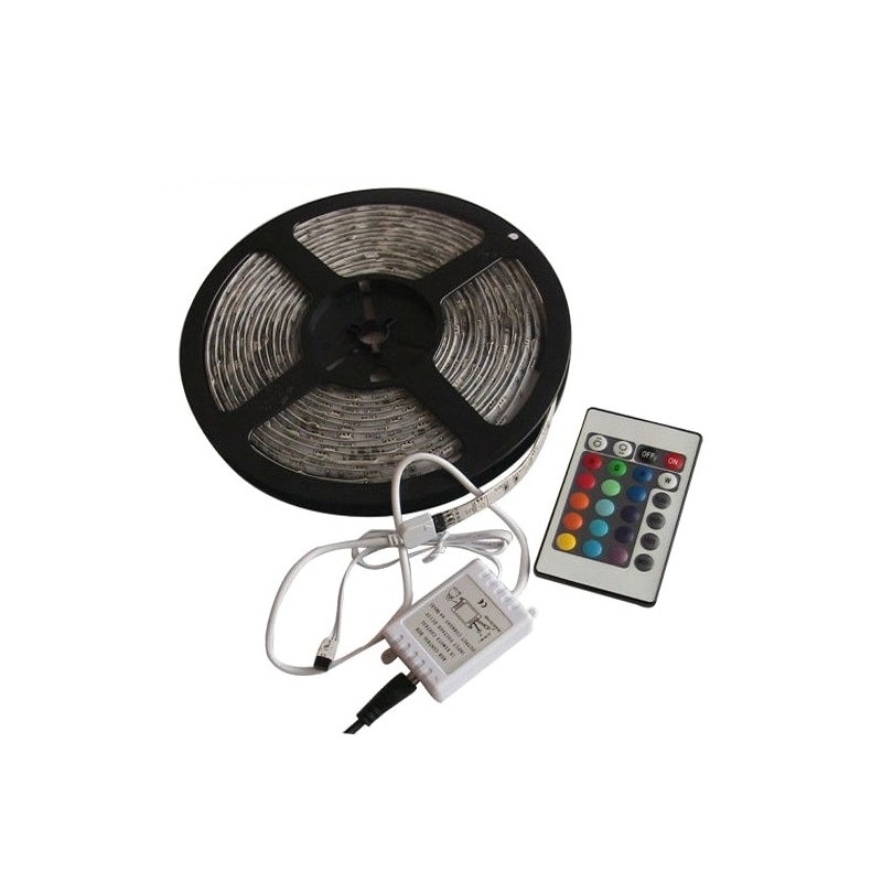 Banda flexibila luminoasa cu LED-uri Grundic G8711252222363, 5 m, 12V, 1A
