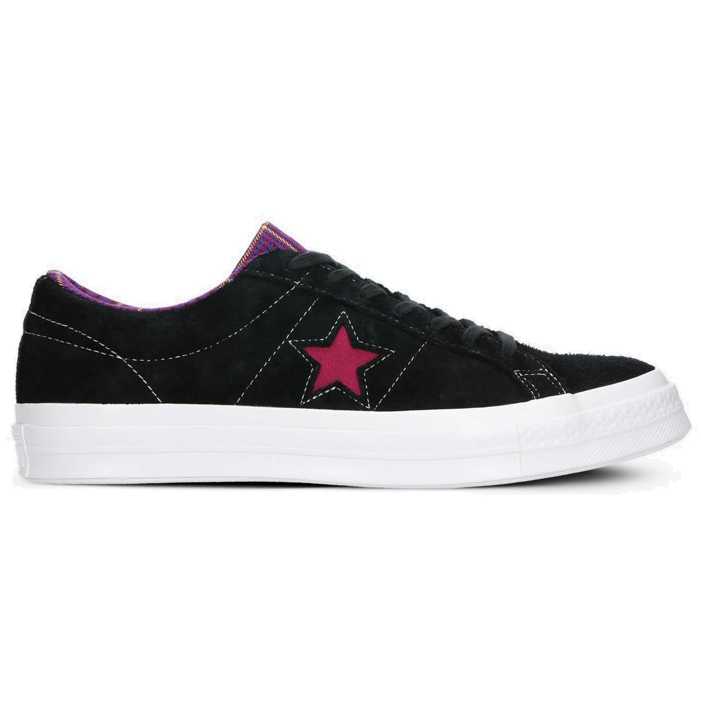 Pantofi sport Converse One Star 166847C din piele intoarsa, Negru, 38