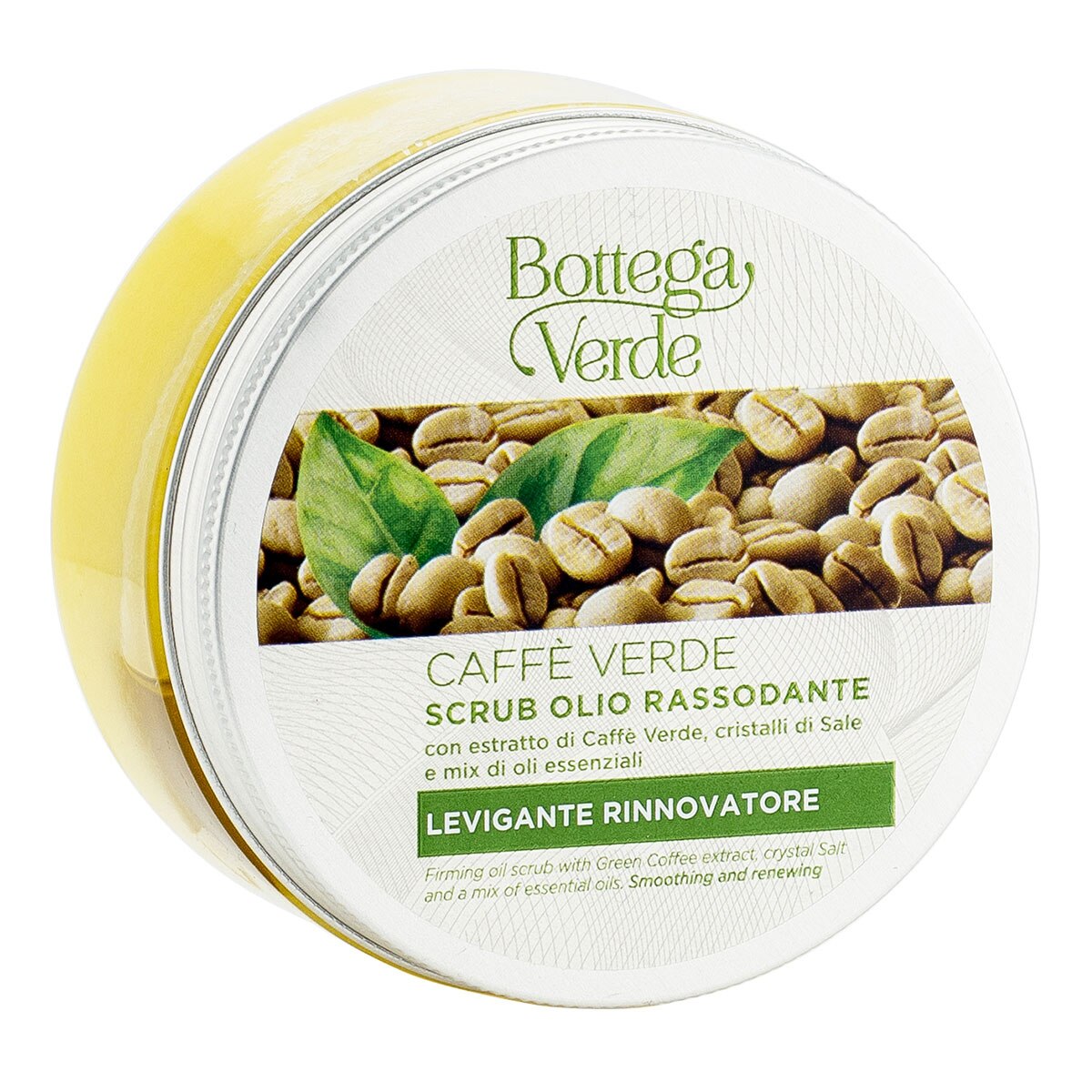 Scrub anticelulitic cu extract de cafea verde si mix de uleiuri esentiale - Caffè Verde, 200 ML, Bottega Verde