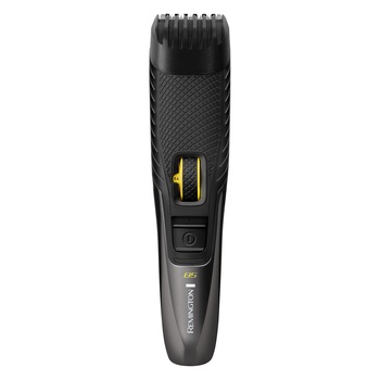 Aparat de tuns barba Remington Style Series B5 MB5000, Lame din Titan cu autoascutire, 17 setari, Negru/Gri Aparat de tuns barba Remington Style Series B5 MB5000, Lame din Titan cu autoascutire, 17 setari, Negru/Gri