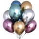 Baloane latex 30 cm Chrome gold, 25 buc/set
