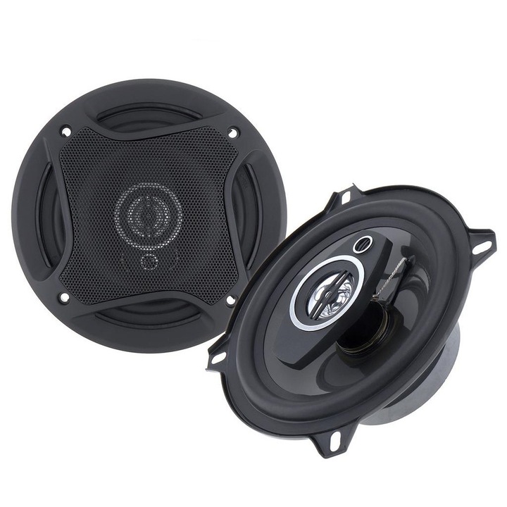 Pcinener autós hangszórókészlet, maximális teljesítmény 350 W, átmérő 13 cm, impedancia 4 ohm, érzékenység 88 dB, modern design, fekete
