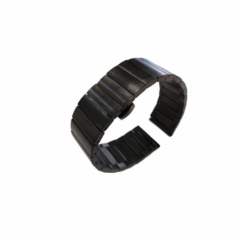Curea 22mm Huawei GT2 46mm / Gear S3 / Huawei W2 Clasic tip Link metalica neagra Curea 22mm Huawei GT2 46mm / Gear S3 / Huawei W2 Clasic tip Link metalica neagra
