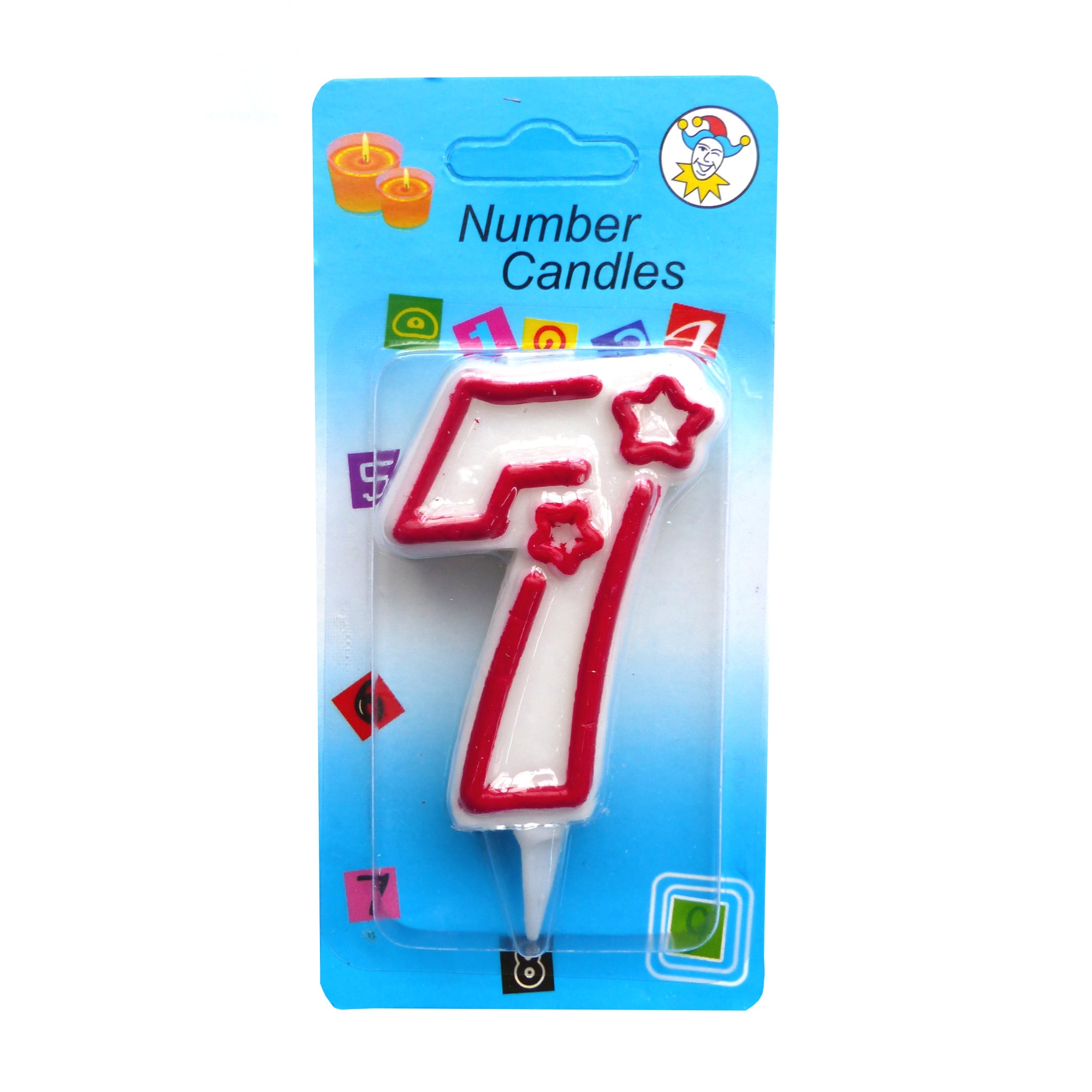 Lumanare aniversara cifra 7