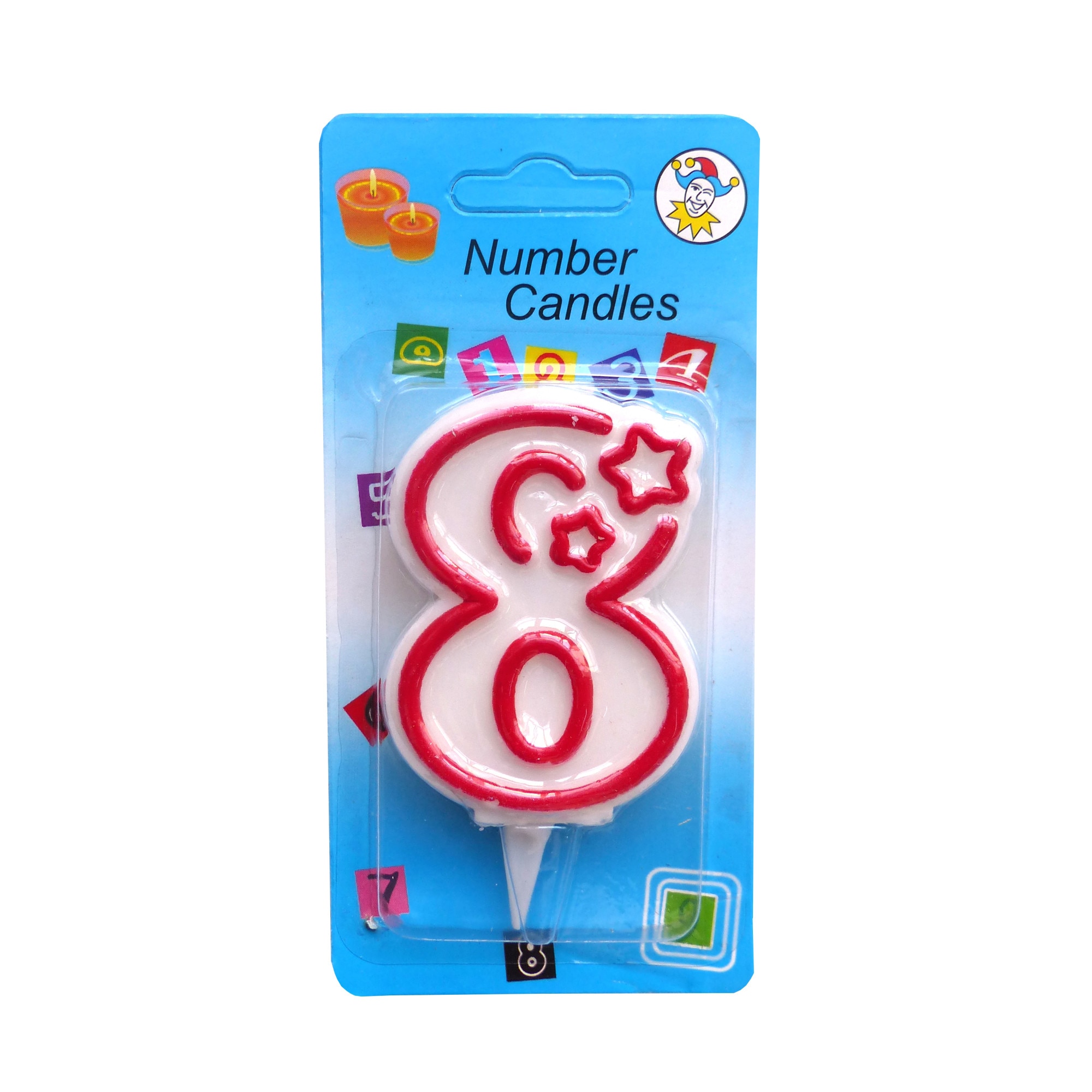 Lumanare aniversara cifra 8