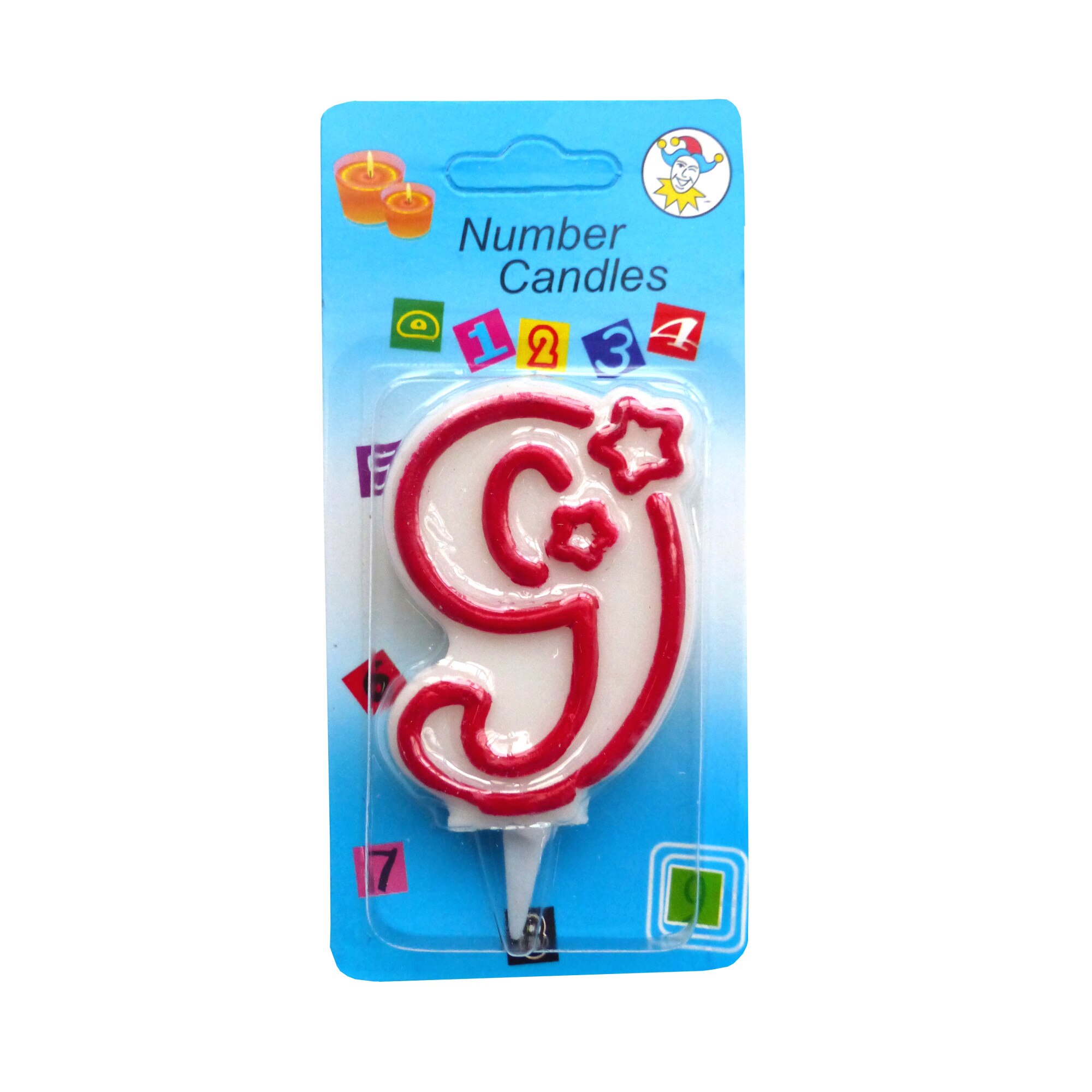 Lumanare aniversara cifra 9