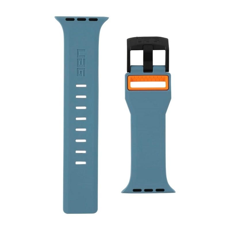 Curea silicon UAG Civilian Strap Apple Watch (45/44/42mm) Slate/Orange