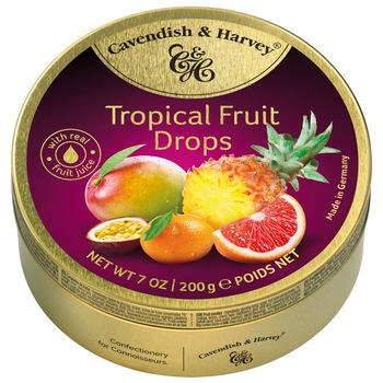 Bomboane Fructe Tropicale 200g, Cavendish & Harvey Bomboane Fructe Tropicale 200g, Cavendish & Harvey