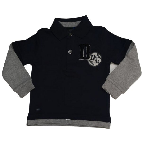 Bluza baiat Ido, bleumarin, Bleumarin inchis/Gri, 98 CM