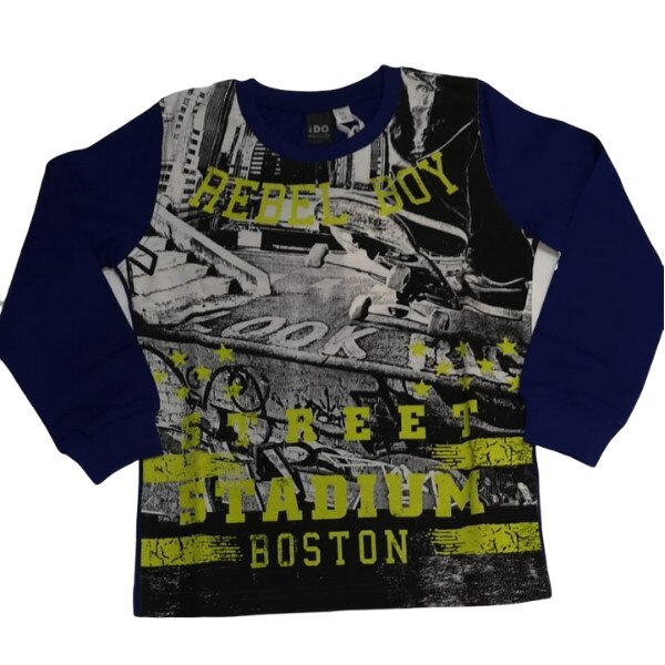 Bluza baiat, Ido, albastru, Albastru