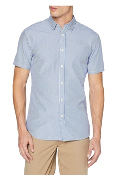 Camasa cu maneca scurta, Selected Homme, Albastru, XL EU Camasa cu maneca scurta, Selected Homme, Albastru, XL EU