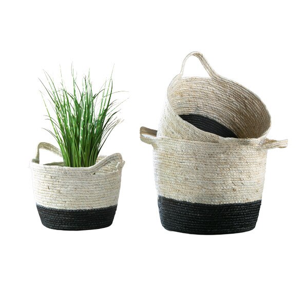 Set 3 cosuri Nature, GILDE, fibre de cocos, natur