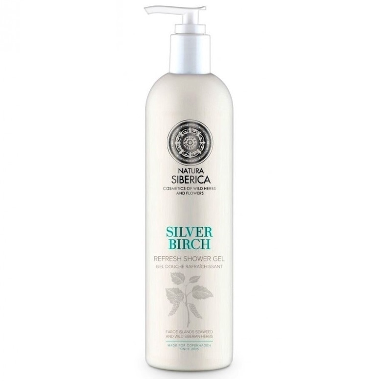 Gel de dus revigorant cu Mesteacan Nordic, Natura Siberica, 400 ml