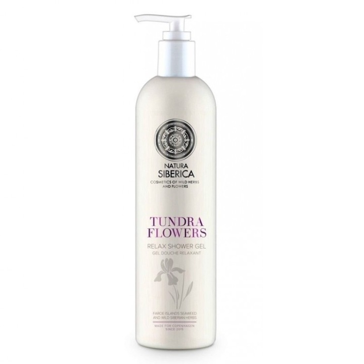 Gel de dus relaxant cu Flori de Tundra, Natura Siberica, 400 ml
