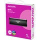 Външен SSD ADATA SE760 metal, 1TB Type-C, up to 1000MB/s, Мултиплатформа, Кабел Type-C-C, Кабел Type-C-A, Черен