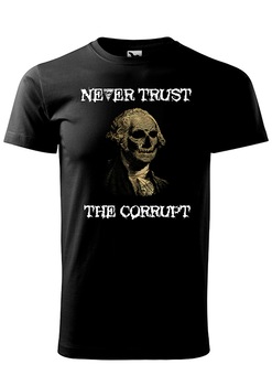 Tricou cu maneca scurta,K-off,negru,Never Trust Tricou cu maneca scurta,K-off,negru,Never Trust