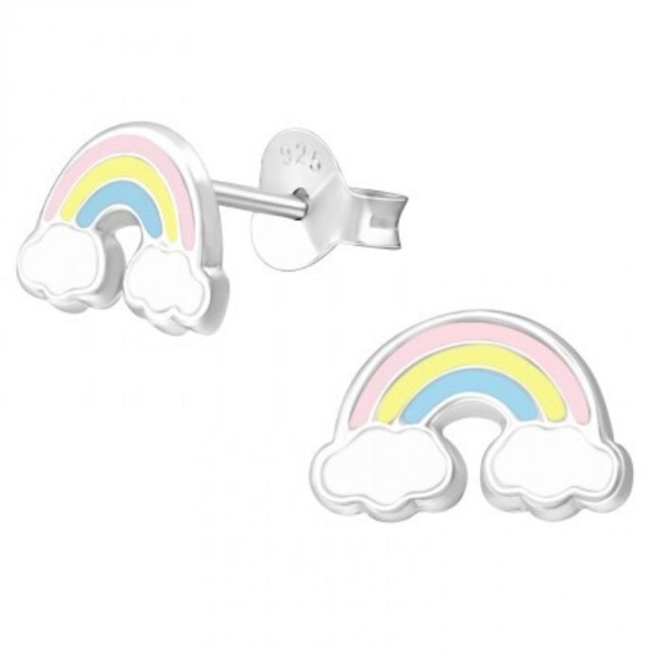 Сребърни обеци 925 RAINBOW LIGHT, Girly Collection от Boutique 23, включена кутия за бижута