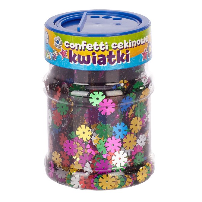 Paiete Confetti Flori, +5 ani, multicolor, 100 g