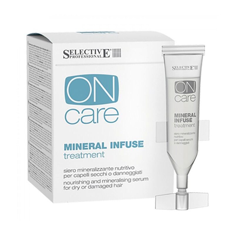 Ser mineralizant nutrient pentru par deteriorat, On Care, 10x10 ml