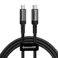 cablu multifunctional usb type-c baseus cafule gen2 10gbps proiectare 4k hd pd 31 20v5a pd incarcare rapida negru imagen 30_0_
0