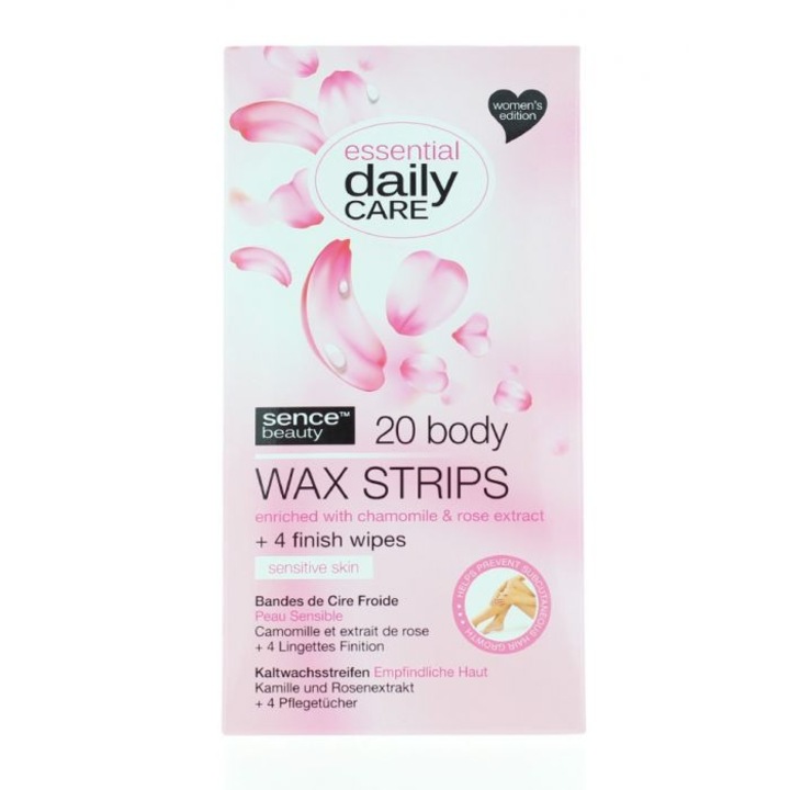 Benzi depilatoare de corp Sence Daily Care, 20 buc